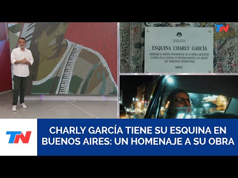 Coronel Díaz y Santa Fe es ahora la esquina de Charly García: una mirada por los hitos del músico