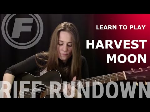 Learn to play Harvest Moon - Neil Young