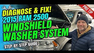 Ram 2500 windshield washer system diagnosis and fix #ram #fypシ゚viral #diy #automobile #dodge