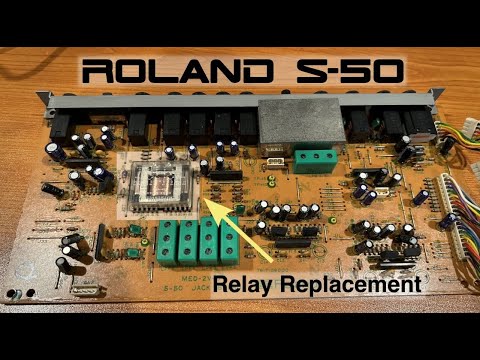 Rephlux Music Roland S-50 output relay replacement image 3