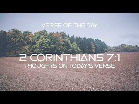 August 16, 2022 - 2 Corinthians 7:1 // Verse of The Day