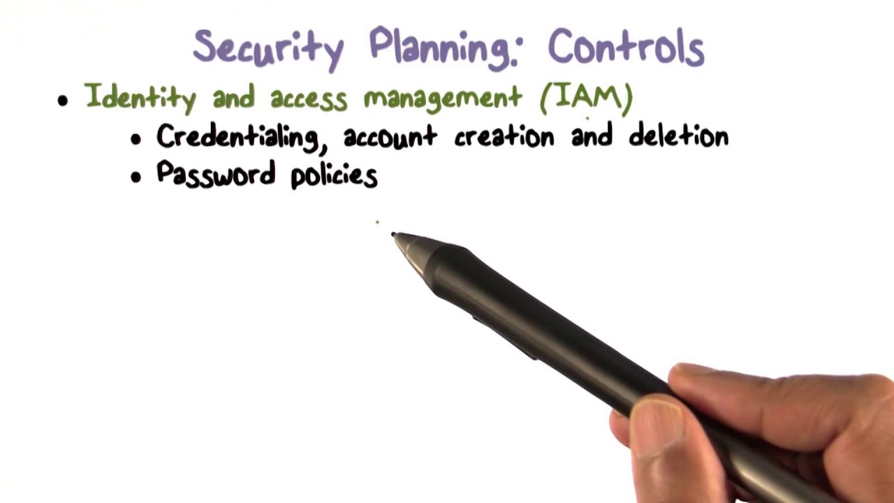 Security Planning  Controls