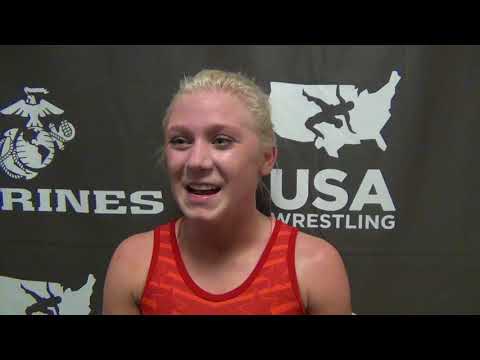 Felicity Taylor (IA), 2018 Junior Women's Nationals 112 champion