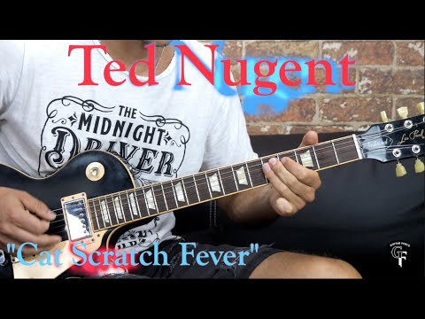 Ted Nugent - "Cat Scratch Fever" (Rhythm Guitar) - Rock Guitar Lesson (w/TABS)