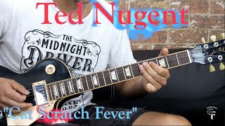 Ted Nugent - "Cat Scratch Fever" (Rhythm Guitar) - Rock Guitar Lesson (w/TABS)