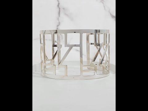 Sterling silver inspirational cuff 15 x 4 cm | CUFF07
