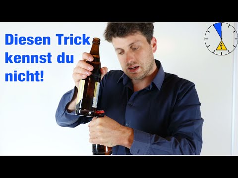 Lifehack! Zwei Bierflaschen miteinander öffnen ohne weiteres Hilfsmittel! Geht das?