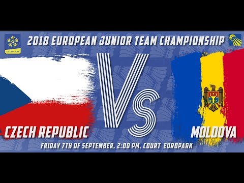 Czech Republic (Krpatová/ Švejda) vs Moldova (Ginga/ Savin) - D1M1 - European Jnr. Team C’ships 2018