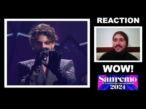 Santi Francesi - L'amore in bocca - Sanremo 2024 🇮🇹 REACTION