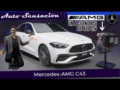 Presentación Mercedes-AMG C43 2023. La nueva era deportiva con solo 4 cilindros pero muy especiales.
