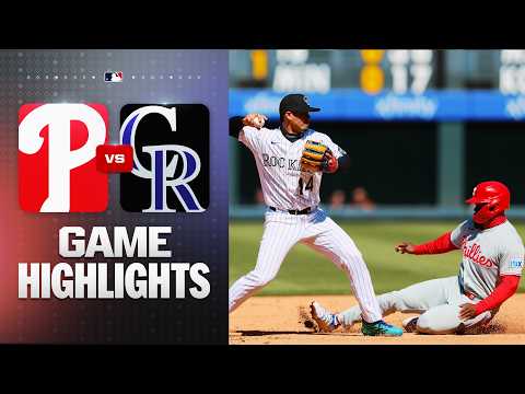 콜로라도 VS 필라델피아 MLB 하이라이트