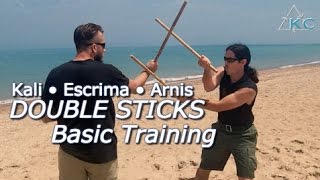 Master Escrima Stick Fighting..... Double Stick Filipino Kali Drills