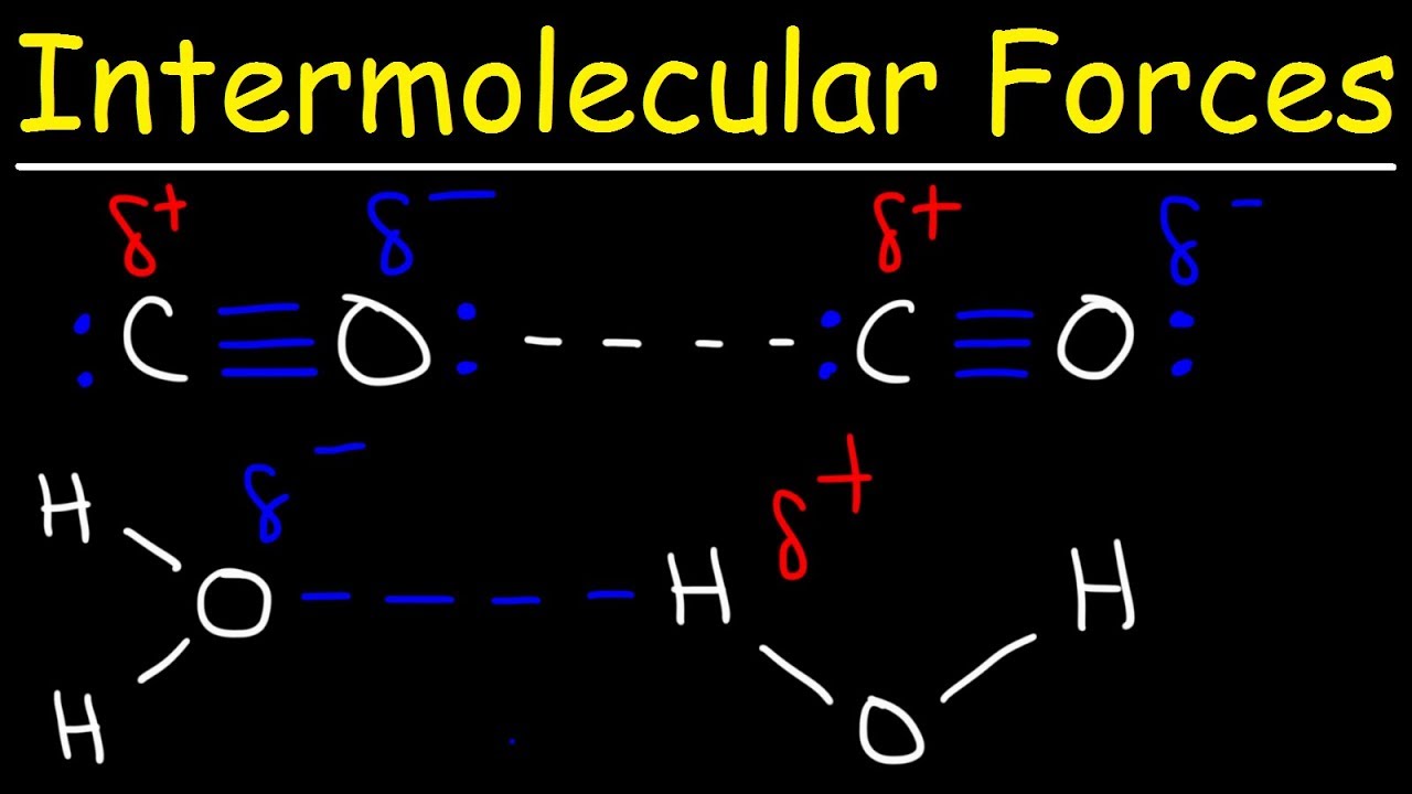 Intermolecular Forces - Hydrogen Bonding, Dipole Dipole Interactions - Boiling Point & Solubility