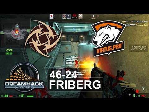 friberg POV 46-24 vs. Virtus Pro (DreamHack Winter 2014)
