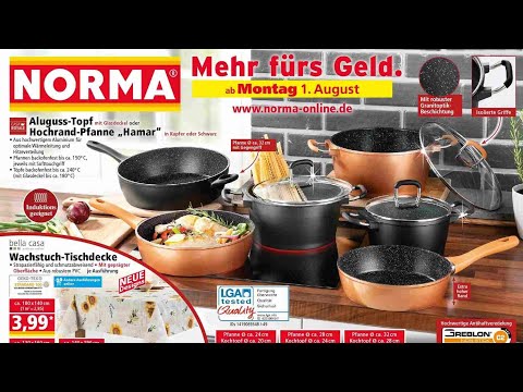 🛒 Norma Katalog Prospekt 1. bis 6. August 2022 - Neuigkeiten, Angebote Deutschland 🇩🇪