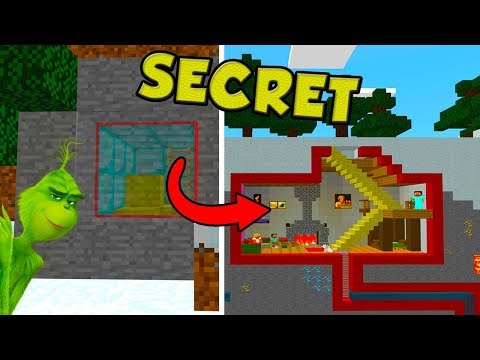 Minecraft: WHAT'S inside the GRINCH'S SECRET BASE?? (Ps3/Xbox360/PS4/XboxOne/PE/MCPE)