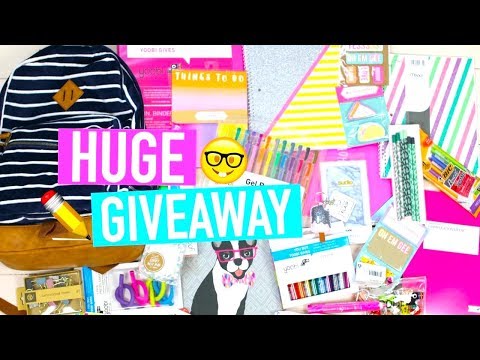 BACK TO SCHOOL GIVEAWAY 2017 Video