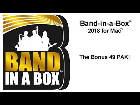 Band-in-a-Box® 2018 for Mac® ! Everything you need to know in under 5 minutes*