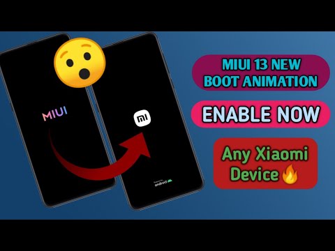 The NEW MIUI 13 Boot Animation Is Here🔥 | Here's How You Can Enable In Your Xiaomi Devices😯⚡