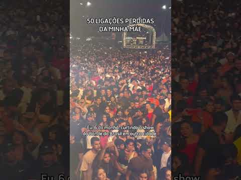 Foi mal, mãe, só estou curtindo um show do Bonde do Brasil