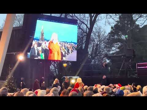 JUL-ALLSÅNG PÅ SKANSEN (genrep) Christina Schollin. Tisdag 16 december 2025