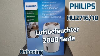 Philips Luftbefeuchter 2000 Serie HU2716/10 [Unboxing]