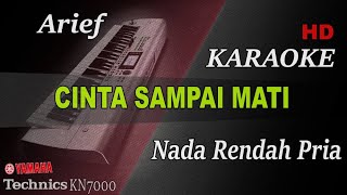 Download lagu ARIEF - CINTA SAMPAI MATI ( NADA RENDAH PRIA ) 'Original By Raffa Affar' || KARAOKE KN7000 mp3