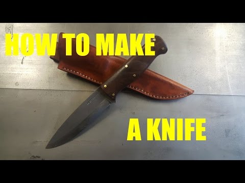 刀具製作教程-如何用基本工具製作刀具？ (Knifemaking Tutorial- How To Make a Knife With Basic Tools)