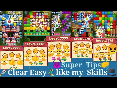 Toon Blast HARDEST Level 7775 7776 7777 7778 7779 NO BOOSTER