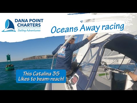 Sailing on the limit of performance: Oceans Away likes to beam reach! | Dana Point, CA