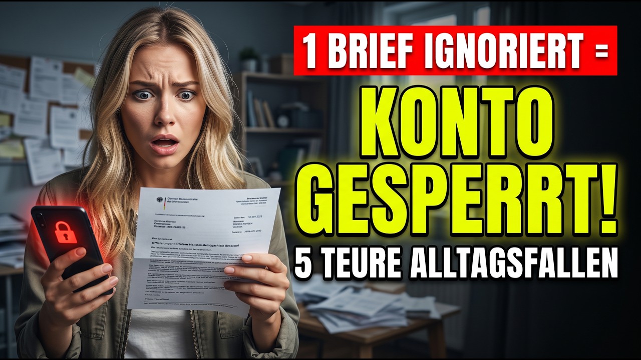 Konto gesperrt über Nacht?! 5 Alltagsfehler in Deutschland, die deine Existenz ruinieren 🇩🇪