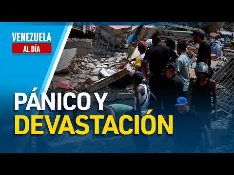EL MOMENTO EN EL QUE DOS TERREMOTOS estremecieron a VENEZUELA