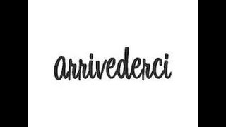 Arrivederci e Grazie!