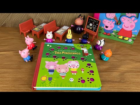 Leiturinha dos três porquinhos com a Peppa Pig