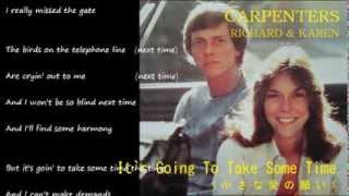 It`s Going To Take Some Time (小さな愛の願い) ／ CARPENTERS