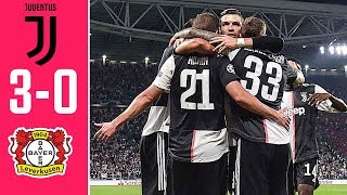 ملخص مباراة : يوفنتوس 3 × 0 باير ليفركوزن ( الجولة 2 لدوري ابطال اوروبا )