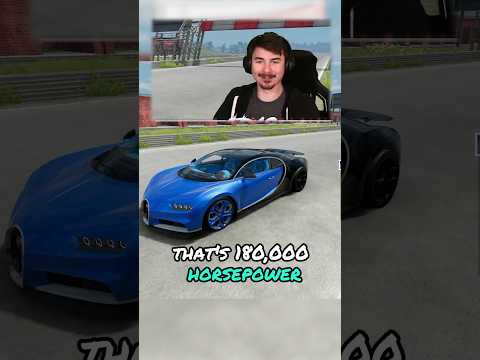 The 180,000 Horsepower Bugatti Chiron Was a Bad Idea 😂 #beamng