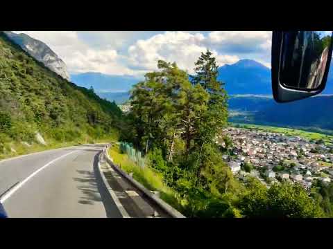 Fahrt von Garmisch-Partenkirchen bis Innsbruck (Deutschland und Österreich)
