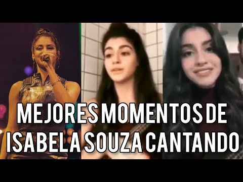 MEJORES MOMENTOS DE ISABELA SOUZA CANTANDO ❤️