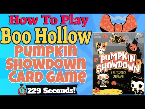 How To Play Boo Hollow: Pumpkin Showdown Card Game