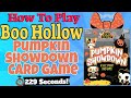 How To Play Boo Hollow Pumpkin Showdown Card Game