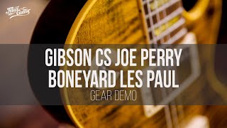 Video thumbnail for Gibson Custom Shop Joe Perry Les Paul Boneyard gear demo by Max Guitar B.V.