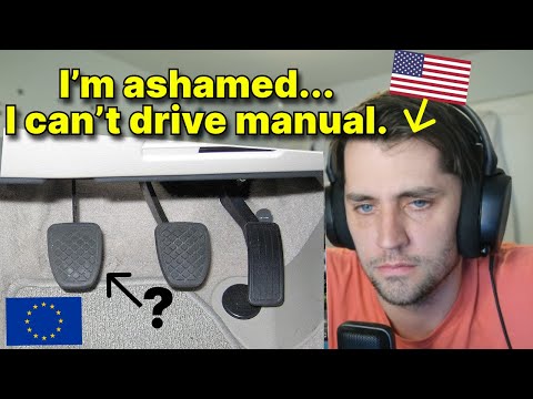 Why do Europeans drive MANUAL cars? | American reaction