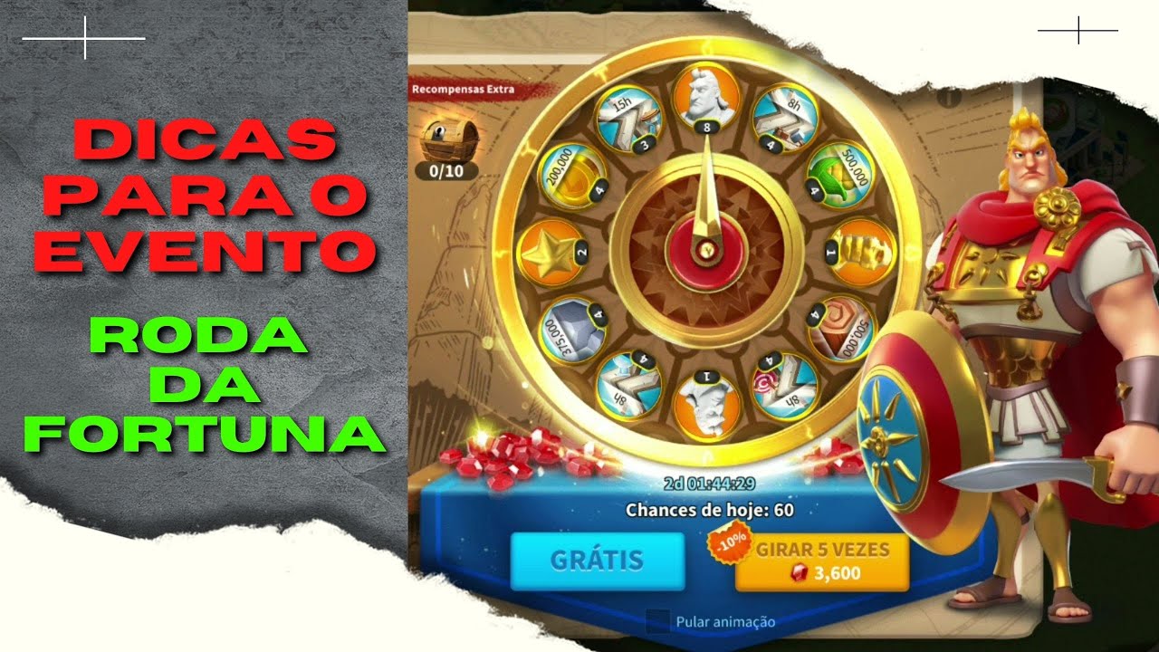 COMO DESBLOQUEAR OS COMANDANTES DA RODA DA FORTUNA GASTANDO POUCO? - RISE OF KINGDOMS
