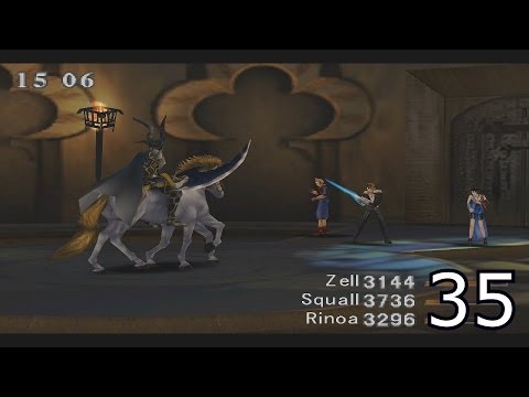 Final Fantasy VIII Walkthrough Part 35 - Centra Ruins & Odin Boss Battle HD
