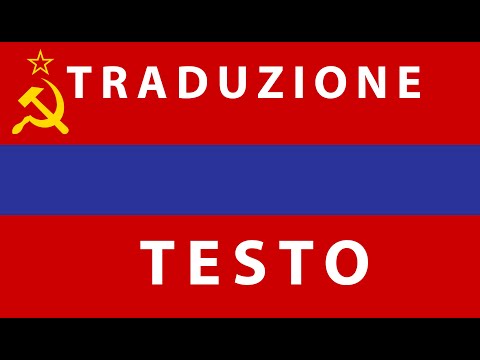 Inno Armenia Repubblica Socialista Sovietica TRADUZIONE + TESTO anthem Armenia Soviet socialist
