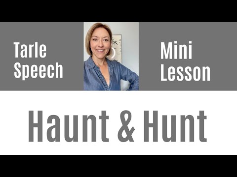 如何給HAUNT和HUNT發音 - #SHORTS快速英語發音迷你課程 (How to Pronounce HAUNT & HUNT - #SHORTS Quick English Pronunciation Mini Lesson)