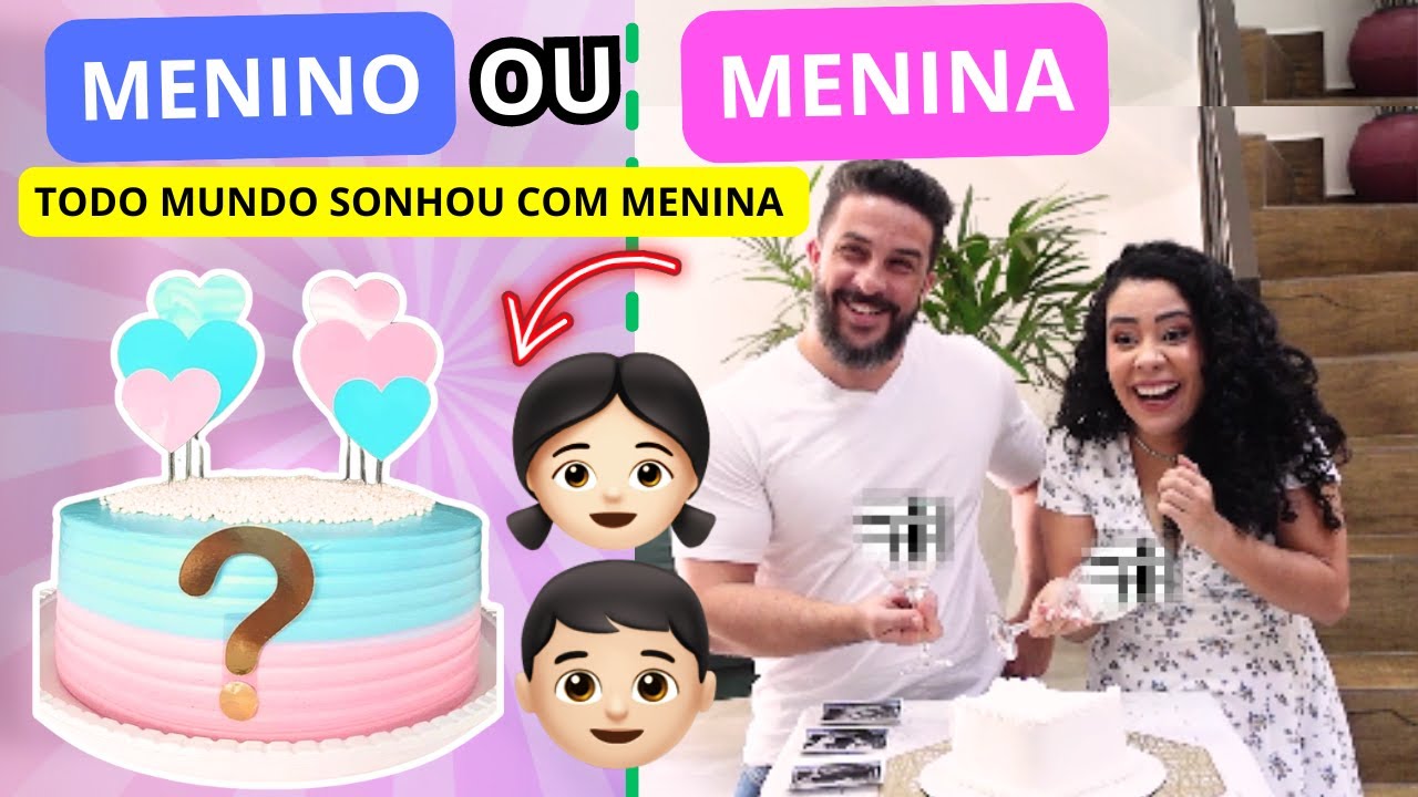 CHÁ REVELAÇÃO DO BEBE ! TODO MUNDO DISSE QUE É MENINA !
