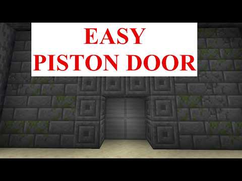 Easiest 2x2 Piston Door For Minecraft Java