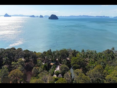 Beachfront Eco villas 4-bedrooom with picturesque sea view for sale in Khaothong, Krabi